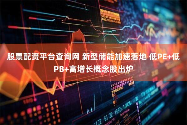 股票配资平台查询网 新型储能加速落地 低PE+低PB+高增长概念股出炉
