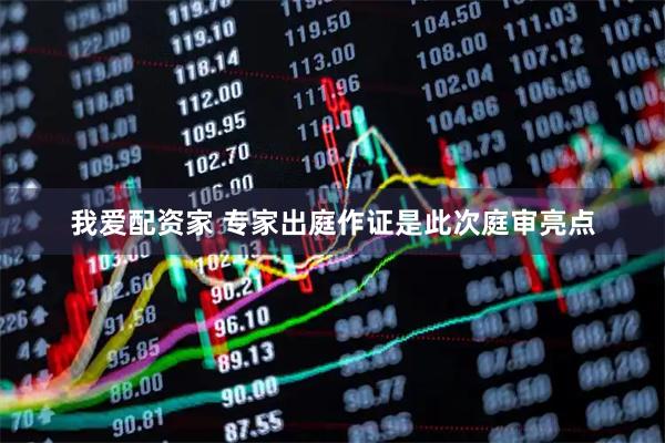 我爱配资家 专家出庭作证是此次庭审亮点